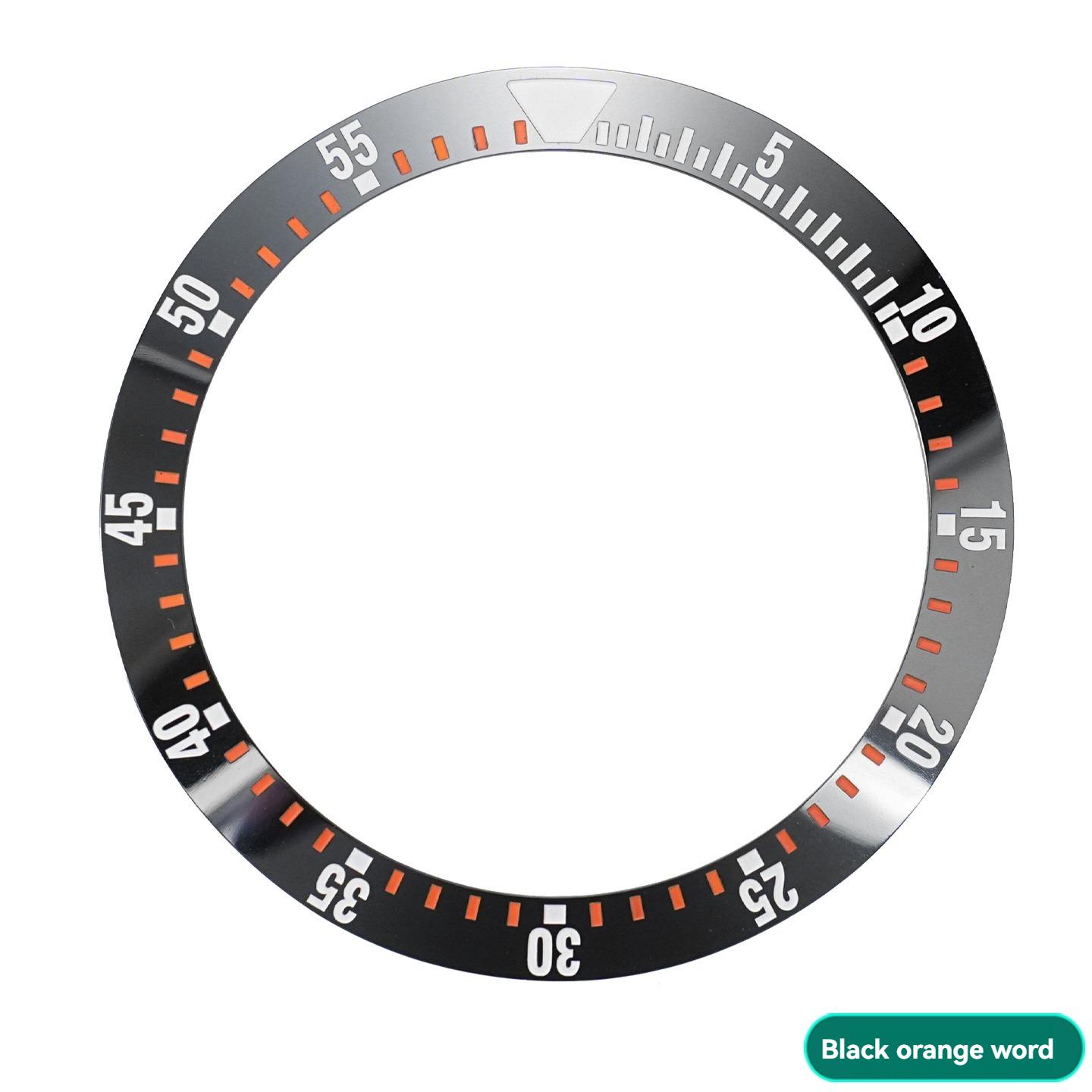 

Керамический безель Внешнее кольцо для часов Seiko SKX007 Наклонное кольцо для рта 5-55 Безель 38x30,7 мм Кольцо с цифровой шкалой Аксессуары для часов 38x30.7mm