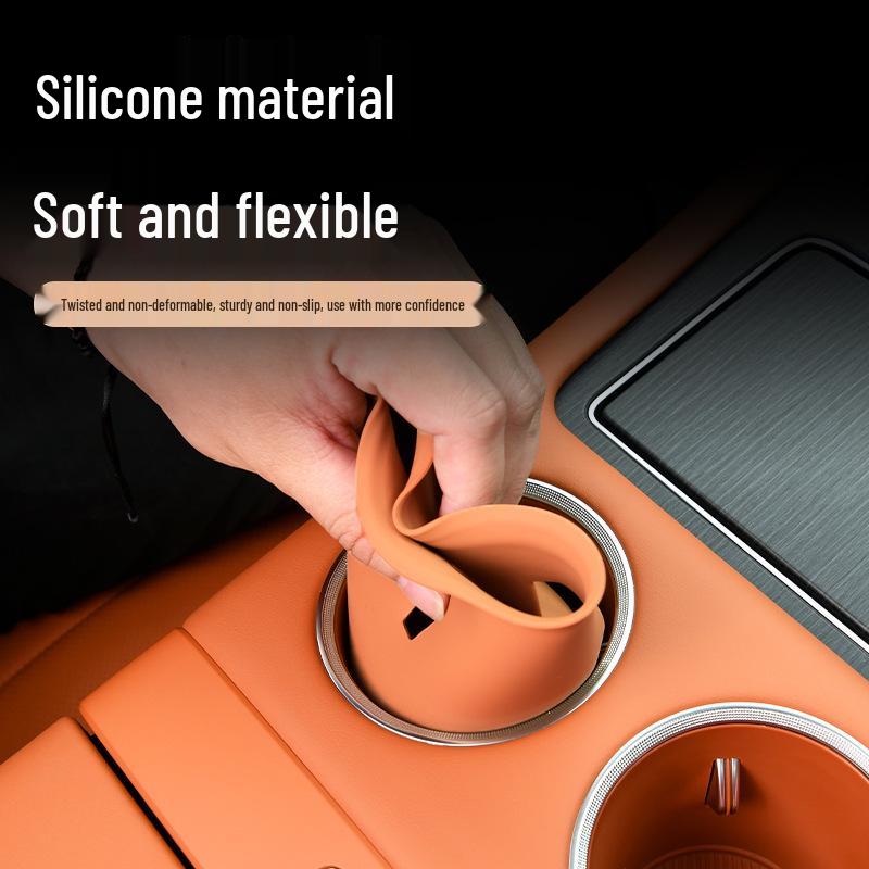 AITO Three-Row Cup Coaster & Holder Storage Box for Car Interior Decoration