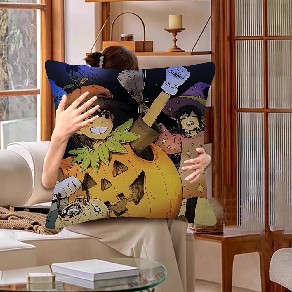 Classic Hot Horror Video Game Omori Personalized Picture Text Home Decorative Pillows Household Gifts 45x45cm