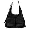 New suede bag retro fashion women's shoulder bag large capacity autumn and winter suede commuter tote bag women