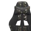 Gaming Chair In Black and Camouflage Artificial Leather