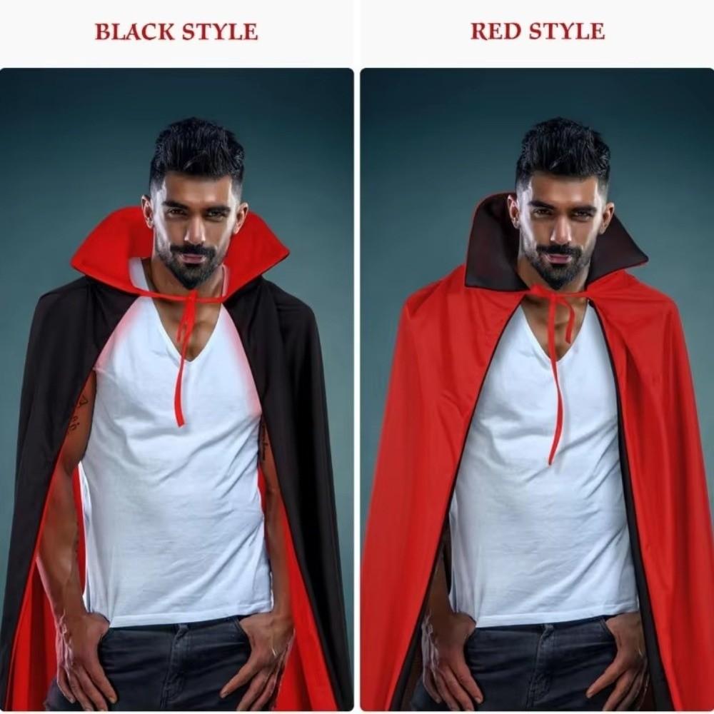 Witch Clothes Wizard Robe Reversible Performance Costumes Halloween Cloak  Carnival Celebration