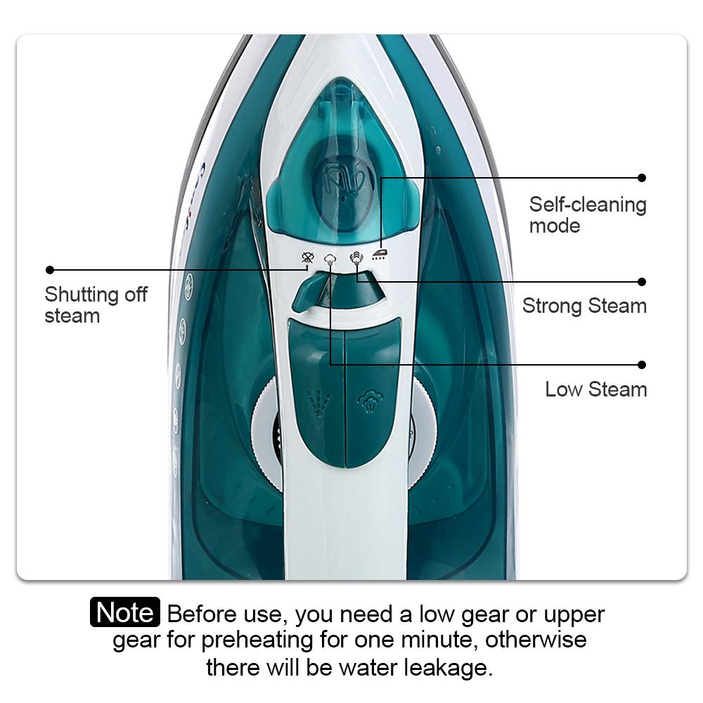 Ferro da stiro elettrico portatile mini vaporizzatore per abiti ferro a vapore per abbigliamento ferro con piastra in ceramica regolabile ferro per stirare Sonifer