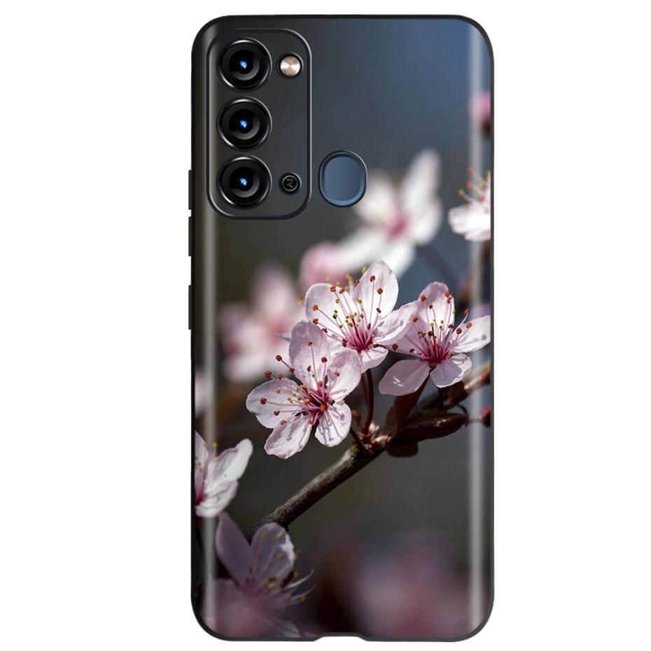 For ITEL Vision 3 Case Fashion Cat Sunflower Phone Cases For Itel S17 S 17 S661W Soft TPU Black Silicone Cover Vision3 Bumper