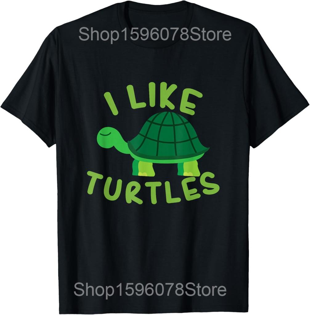 Types of Turtle Wildlife Mountain Meme T Shirts Men Humor Streetwear Tee Shirt Short Sleeve Unisex Types of Turtle Clothing