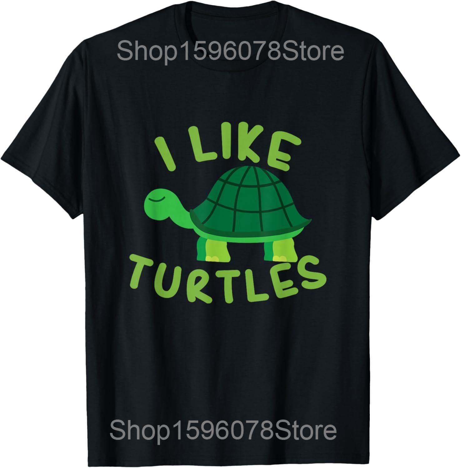 Types of Turtle Wildlife Mountain Meme T Shirts Men Humor Streetwear Tee Shirt Short Sleeve Unisex Types of Turtle Clothing S