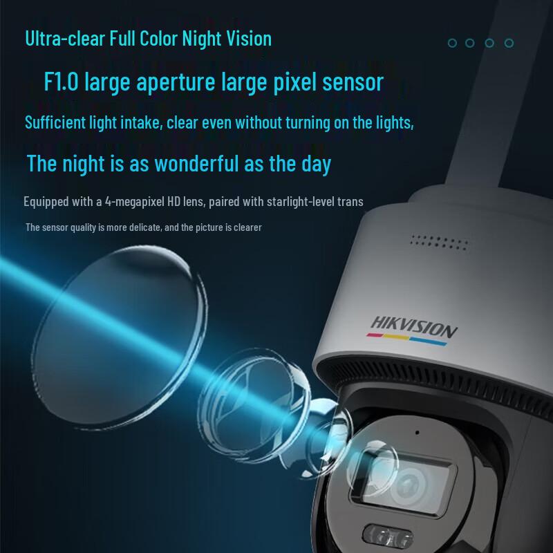 

Hikvision 4MP 4G Full-Color Night Vision Surveillance Camera Standard Model 4