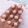 50 Stück Harz Kawaii Bunt Mini Kleines Schwein Flache Rückseite 2D Cartoon Nagelkunst Stein DIY Schmuck Notizbuch Bastel Dekoration Zubehör
