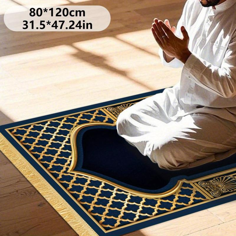 Muslim Prayer Mat Turkish Family Foldable Prayer Mat Pilgrimage Activities Indoor Outdoor Portable Prayer Rug