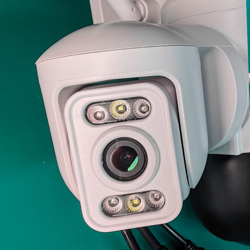 Yoosee 6MP 4G Surveillance Camera with 10x Zoom and 4-Lens Configuration