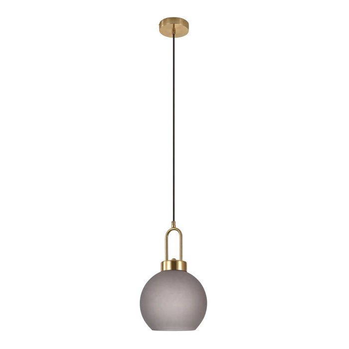 Suspension en verre - House Nordic - Luton - Boule - Ø25 cm - Cordon tissu 150 cm