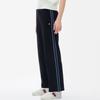 FILA Solid Color Lace-Up Casual Pants Women bottoms Legendary-Blue F11W221604F-NV