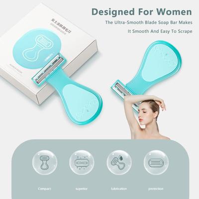 Minicuchilla para depilación, afeitadora portátil, cuchilla de acero inoxidable para partes privadas, elimina el vello corporal, herramientas de belleza para mujer