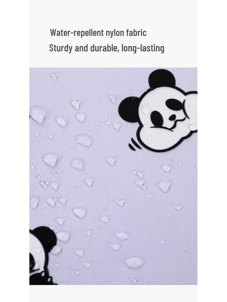 Cartoon Panda Waterproof Backpack - Large Capacity for Middle & High School Girls