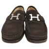 Great HERMES Loafers Constance Brown Suede Leather Women 36 Used