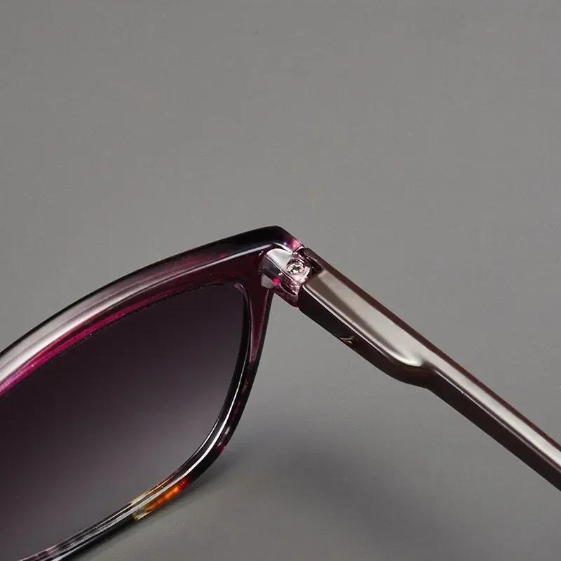 Modische Brille mit grauen Gläsern für Alterssichtigkeit Herren Damen Mode Lesebrille Großer Rahmen Weitsichtbrille 0 bis +4,0