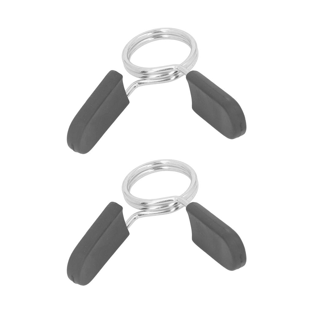 2PCS Spring Clip Collars 30mm Dumbbell Spring Lock with Handle Comfortable Grip Easy Use Wightlifting Accessory for