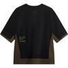 Li-Ning Wade Series Letter Loose Round Neck Short Sleeve T-Shirt Men Tops Black AHSUE13-1