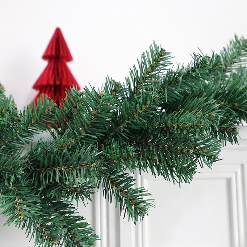 2.7M Thick Christmas Garland DIY Xmas Wall Door Hanging Decoration PVC Wreath