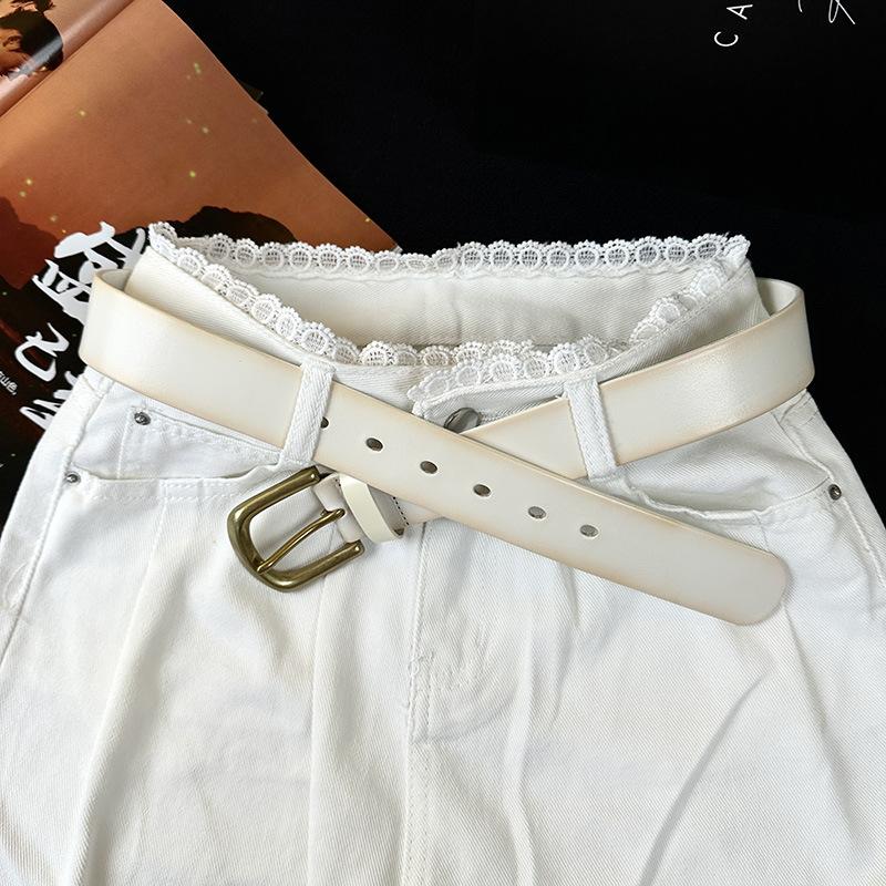 

elt omen s intage eather Belt ccessories ecorative Versatile Dress uit Belt Women s 3.8*100cm (customizable size)