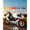 1/12 Scale Yamaha Toy Motors YZF-R1M Alloy Diecasts Motorcycle Models with Shock Absorption Front Wheel Steering Toys for Kids' Gifts