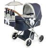 Folding Pram for Doll Collection Vintage - DeCuevas Toys - 85044 - White
