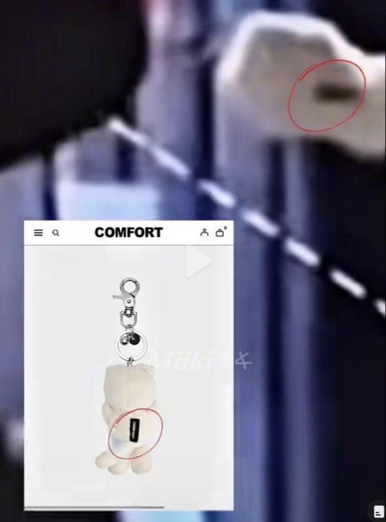 [USED] COMFORT MUNK Keyring BTS V Jungkook