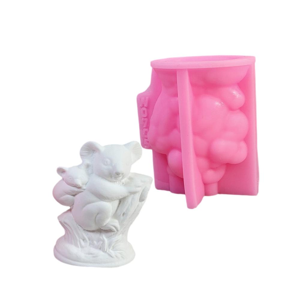 Koala with Baby Molds Epoxy Resin Molds Castings Molds Silicone Molds Ornament Plasters Molds Baking Molds for Craft