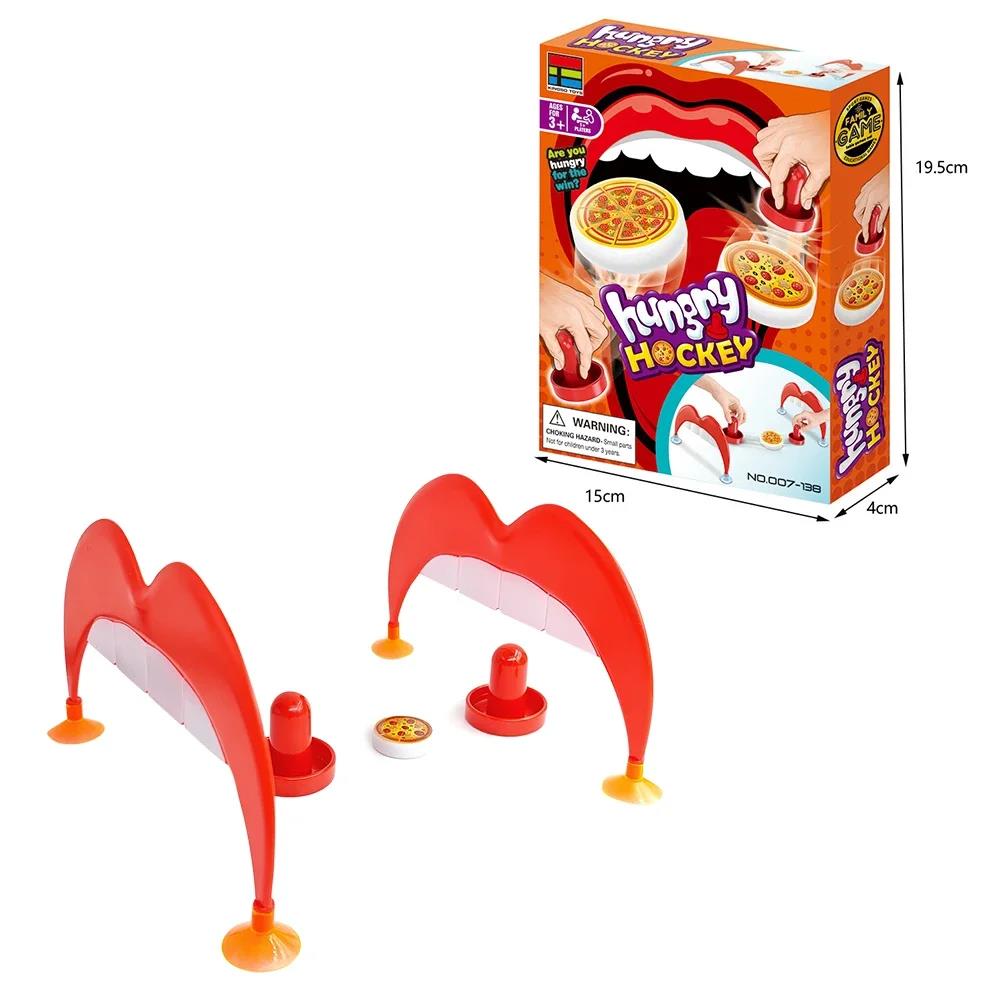 

Desktop Pizza Ice Hockey Toy board Game Educate Parent -Child Interactive Game Kids/Adults Toys Family Gathering party game Gift