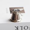 10pcs Christmas Decoration Bell Temple Retro Open Hand-cranked Metal Horn Bell Bell-shaped Bell 38mm Bronze Bell