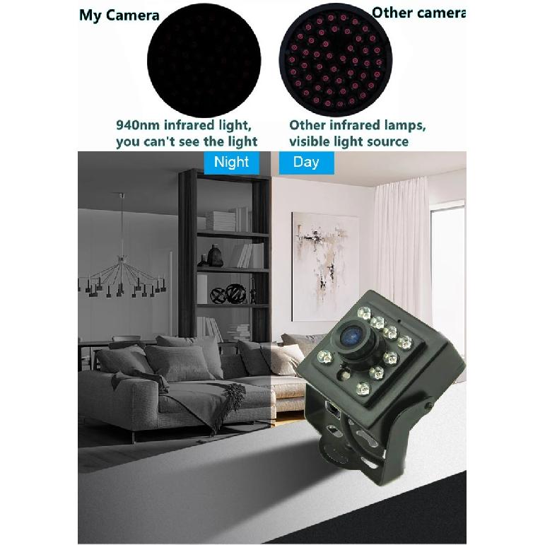 4K Ultra HD Bird Nest Car Use POE Ip Cam P2P 4MP 5MP 8MP 940NM IR Led Night POE Mini CCTV Security POE Ir Ip Camera IR-Cut Audio
