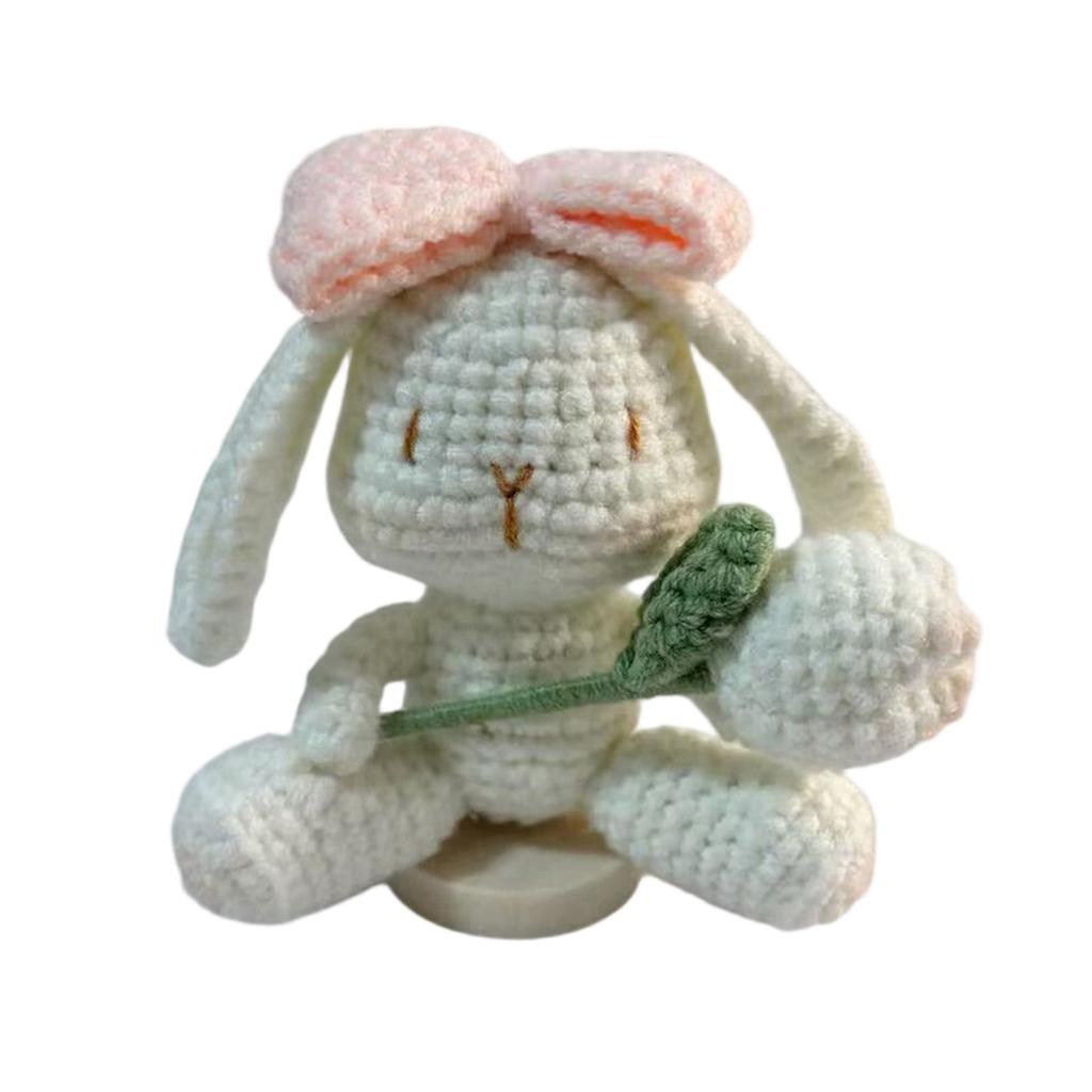Handmade Crochet Gifts, Emotional Stress Relief Support Encouragement Cheer Cute Elephant Gifts For Women Men Friends Son, Birthday Chris