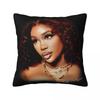 SZA Rapper Singer Square Pillow Case Cushions for Sofa s Music Vintage Pillowcover Home Decor