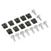 10 Pieces Clip Nut Motorcycle Modification Screw Motorcycle Repair Bolt