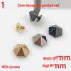 12MM Hexagonal Decorative Screw-in Nails (Box of DIY Hardware Accessories)
