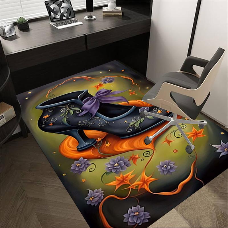 1PC Witches' Shoes Extra Large Non Slip Floor Carpet, Office, Family, Studio Large Area Rug Indoor Rugs, Bold Statement Piece