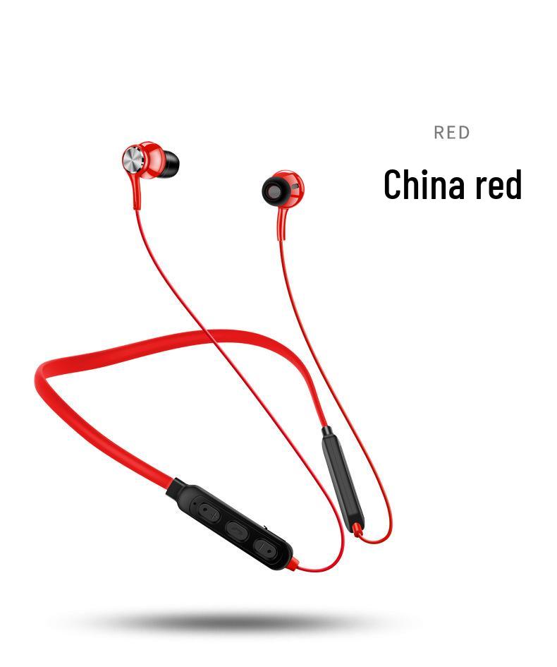 Wireless Dual-Ear Bluetooth Earphones with Ear-Hook Neckband for Apple & Huawei - Ideal for Running & Sports