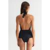 X Zeynep Tosun Black Sun Accessory Detailed Swimsuit Tclss23ma00001