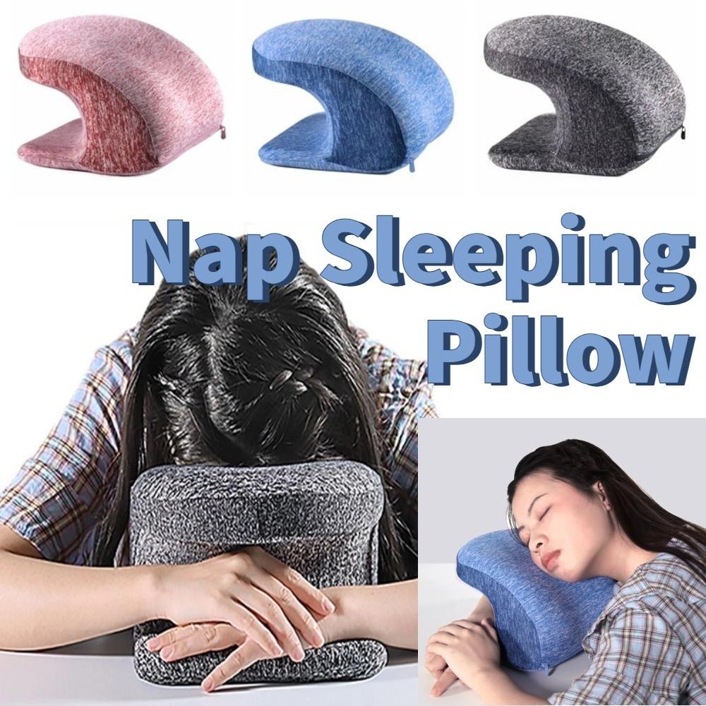 Lightweight Nap Sleeping Pillow Slow Rebound Face Down Desk Pillow  Cervical Protection