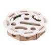 Cat Scratch Maze Toy Interactive Felt Maze Nail File Self-Play Maze Box with 3