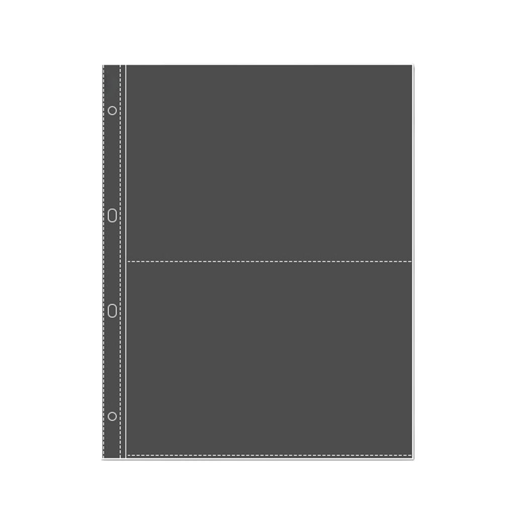 20PCS Plastic Clear Binder Sleeves Pocket Sheet Protectors For Storing Photos And Photocards Album Refill Page