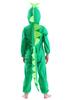 Clearstone Halloween Dinosaur Fighter Cosplay Costume for Green Kids, Boys,