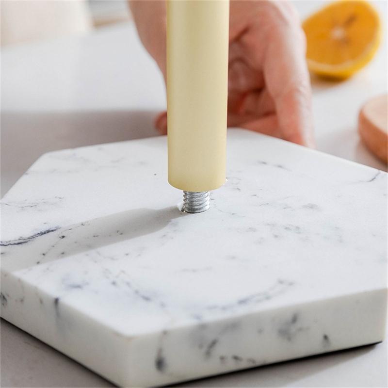 Practical Sturdy Resin Paper Towel Storage Rack with Lovely Animal Designs Pendants Portable for Kitchen and Bathroom