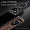 For Redmi Note 15 14 13 Pro Plus High End Leather Metal Magnetic Ring Phone Case