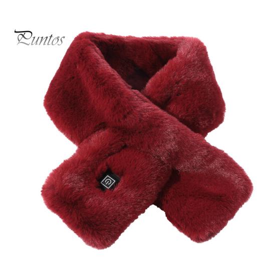 

Шарф с подогревом для женщин, перезаряжаемый через USB, электрический шарф с подогревом и интеллектуальным контролем температуры, шарф с быстрым подогревом вино красного