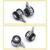 Heavy Duty Chair Rollers Mute Chair Caster Wheels Chair Mats Universal Casters Replacement Strong Carrying Capacity