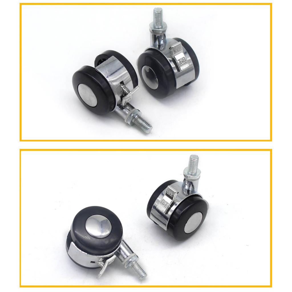 Heavy Duty Chair Rollers Mute Chair Caster Wheels Chair Mats Universal Casters Replacement Strong Carrying Capacity