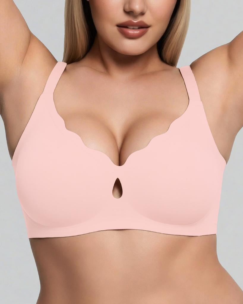 Women Sexy Leopard Print Wireless Plus Size Comfortable Push Up Bra