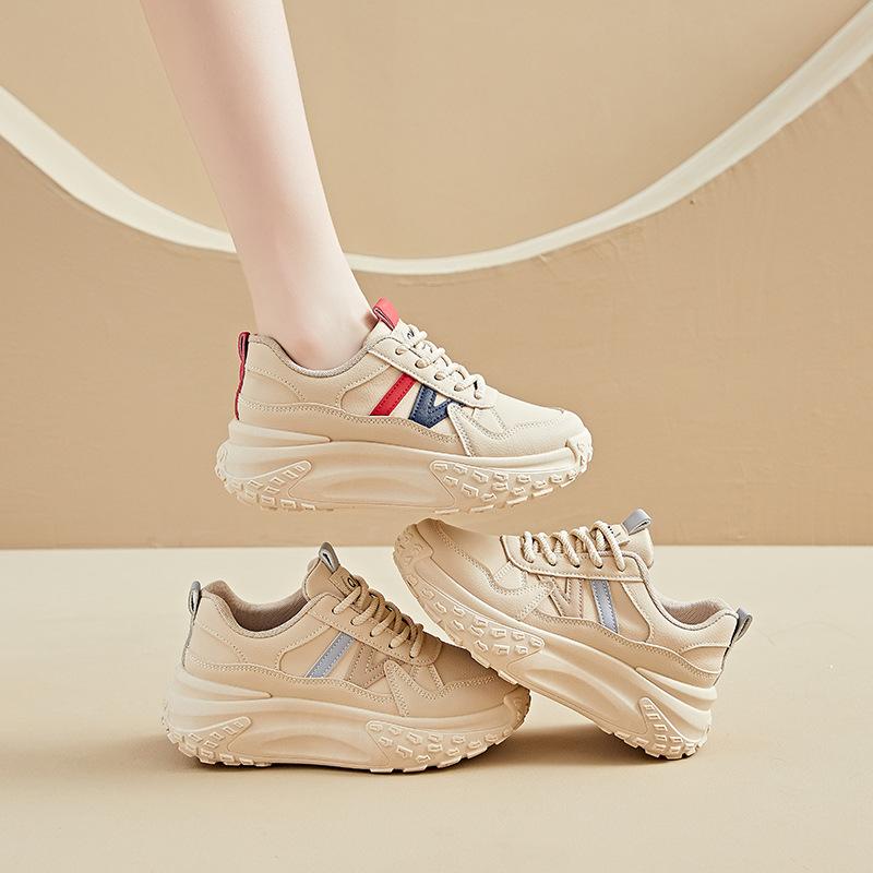 ins new dad shoes women's autumn student sports running leisure street shooting thick sole increase