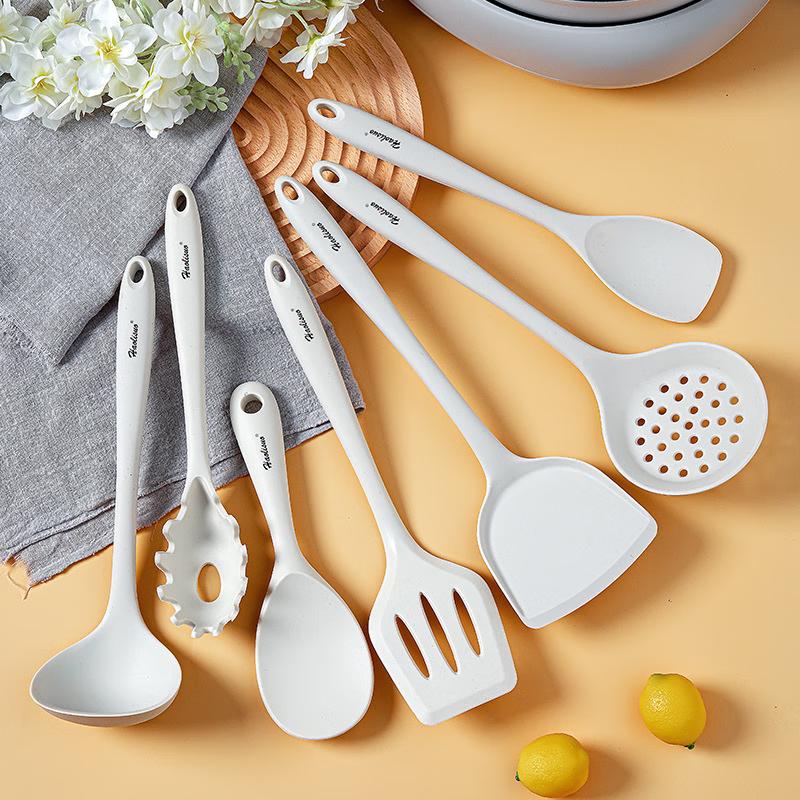 Haoliso Thick Silicone Frying Spatulas 2-Pack